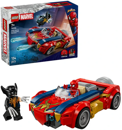 LEGO® ǀ Marvel Žmogaus voro automobilis prieš venomizuotą Ernį 76336