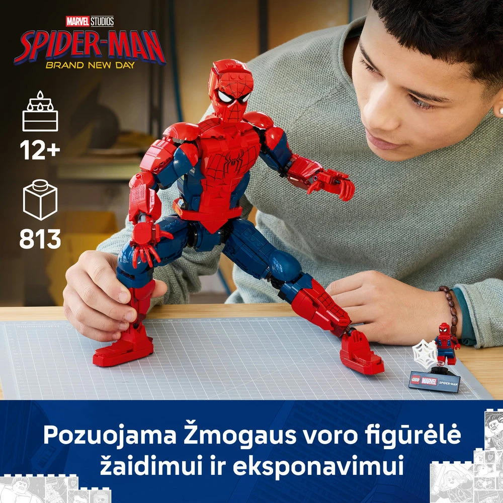 LEGO® ǀ Marvel Žmogaus voro herojaus figūrėlė 76346