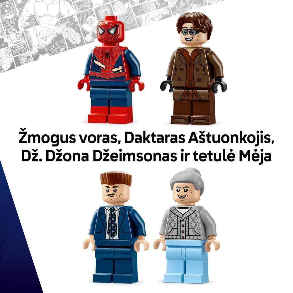 LEGO Marvel Žmogaus voro ir Daktaro Aštuonkojo kova metro 76321