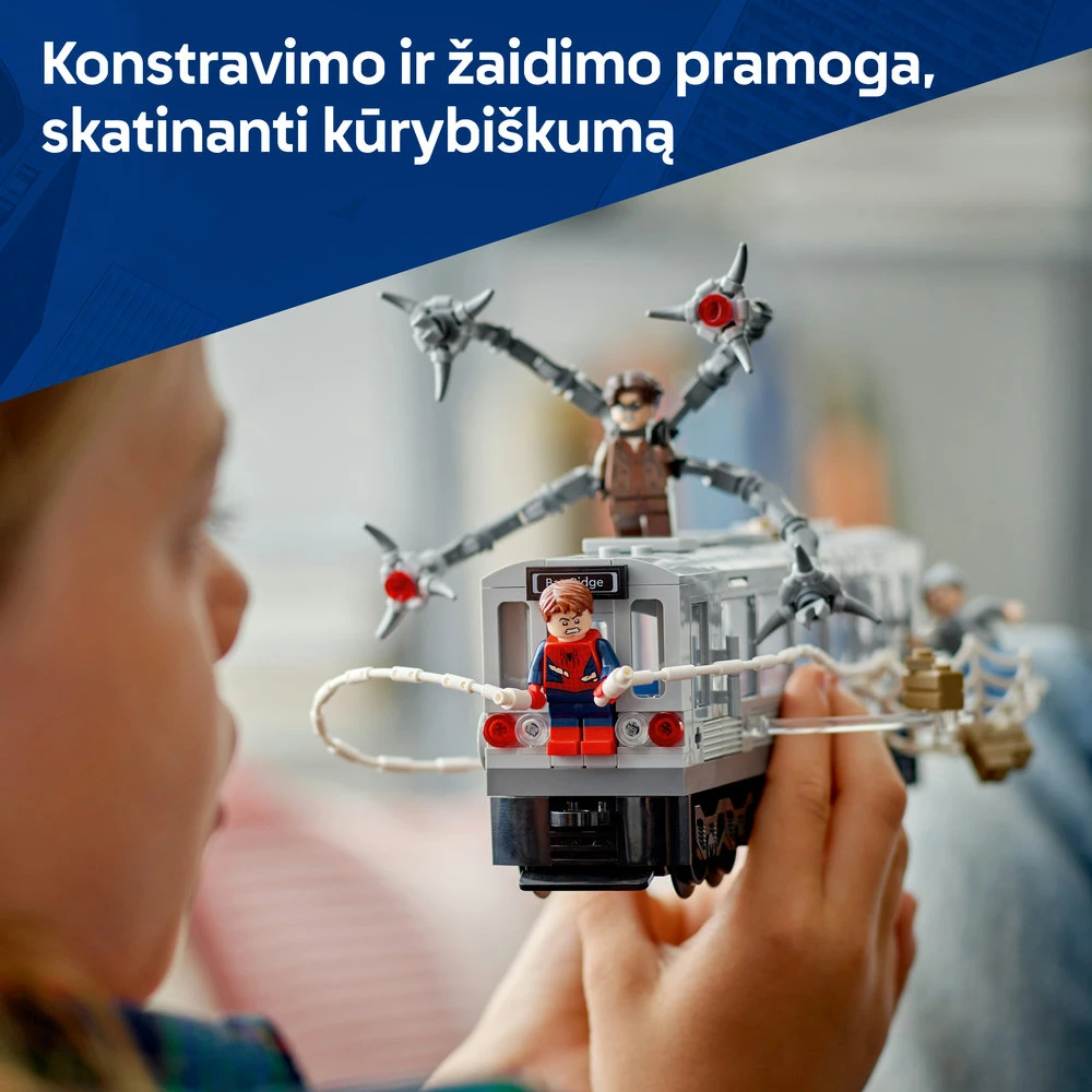 LEGO Marvel Žmogaus voro ir Daktaro Aštuonkojo kova metro 76321