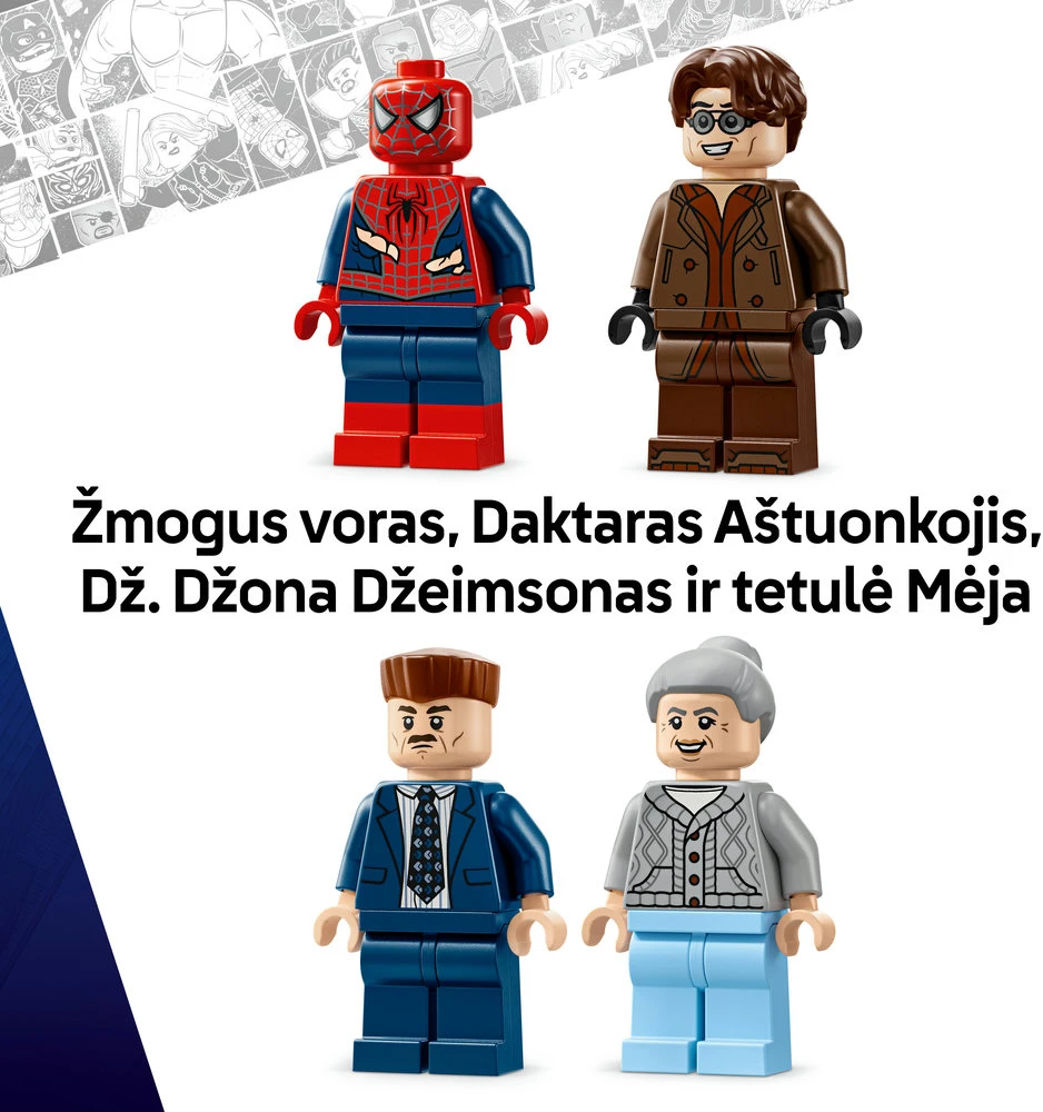 LEGO Marvel Žmogaus voro ir Daktaro Aštuonkojo kova metro 76321