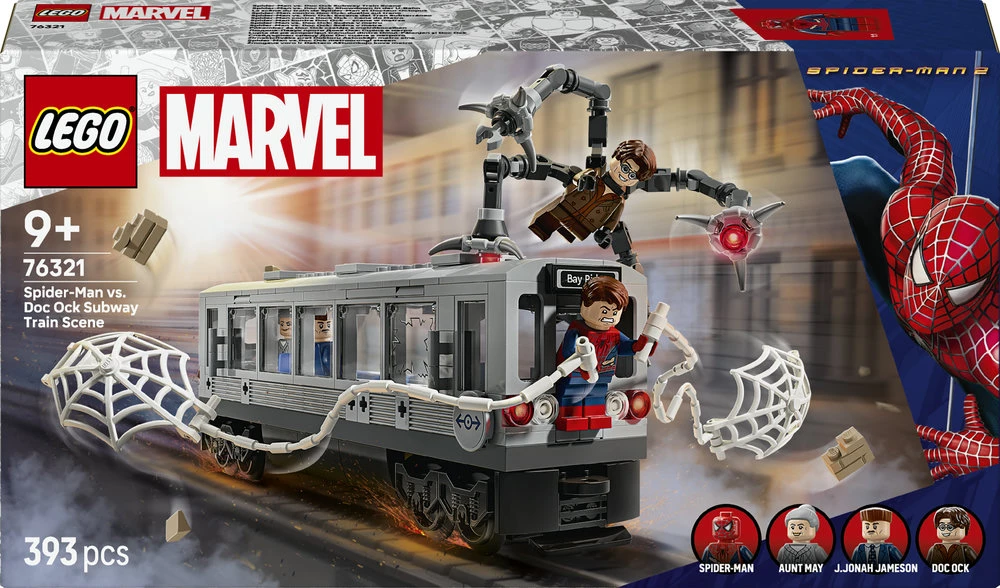 LEGO Marvel Žmogaus voro ir Daktaro Aštuonkojo kova metro 76321