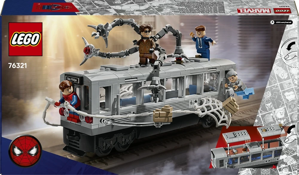 LEGO Marvel Žmogaus voro ir Daktaro Aštuonkojo kova metro 76321