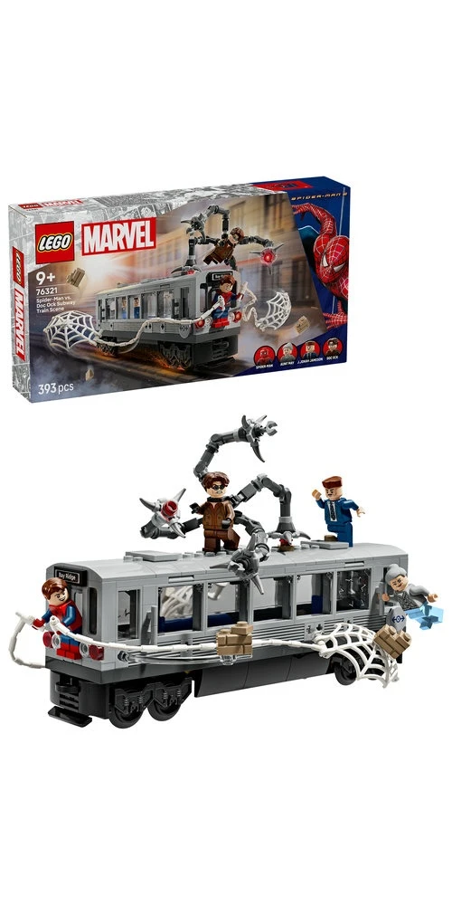 LEGO Marvel Žmogaus voro ir Daktaro Aštuonkojo kova metro 76321