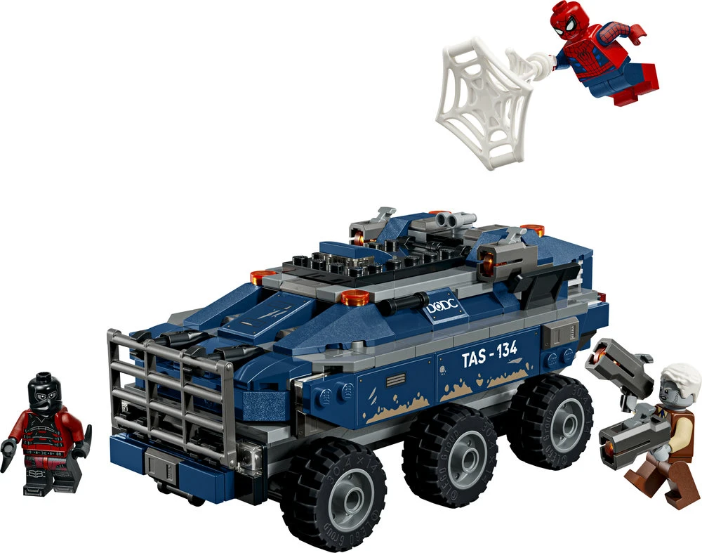 LEGO® ǀ Marvel Žmogaus voro kalinių transporterio gaudynės 76349