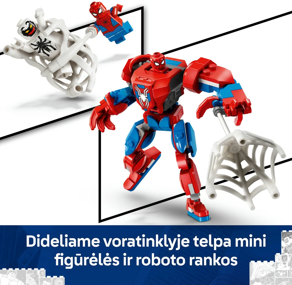 LEGO® Marvel Žmogaus voro robotas prieš Anti-Venom (76308)