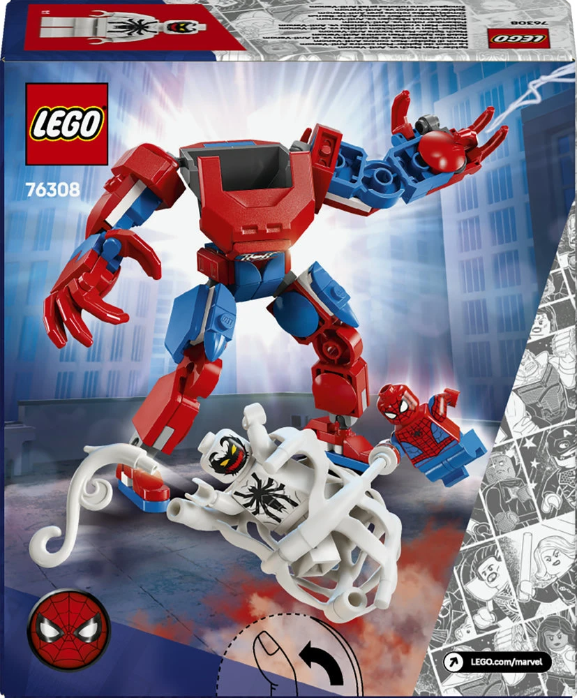 LEGO® Marvel Žmogaus voro robotas prieš Anti-Venom (76308)