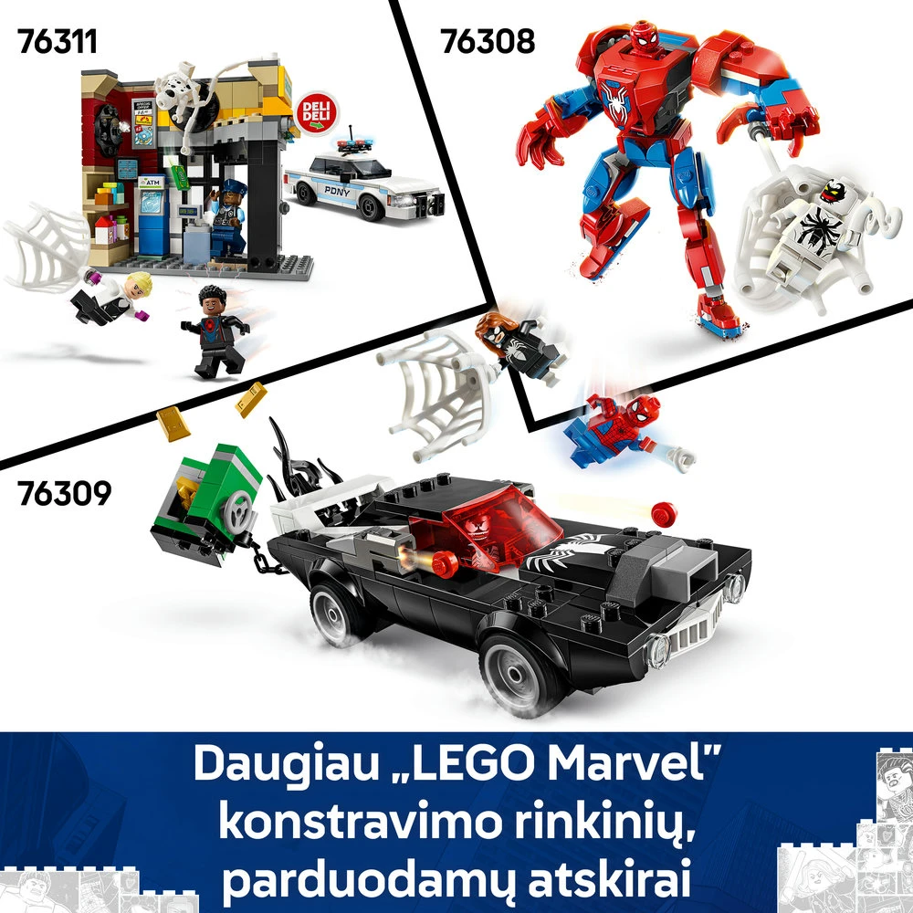 LEGO® Marvel Žmogaus voro robotas prieš Anti-Venom (76308)