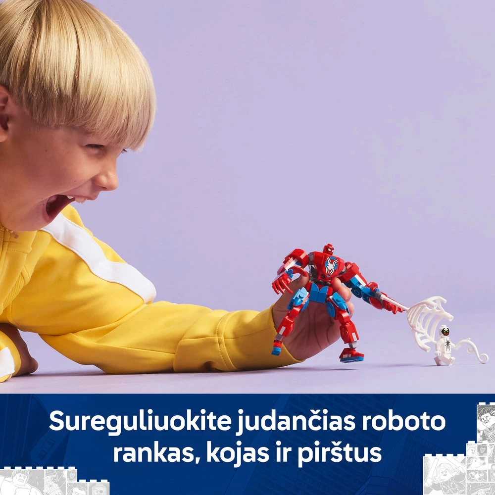 LEGO® Marvel Žmogaus voro robotas prieš Anti-Venom (76308)