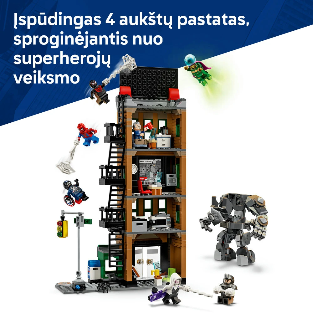 LEGO® ǀ Marvel Žmogus voras prieš Misterijų: „The Daily Bugle“ 76342
