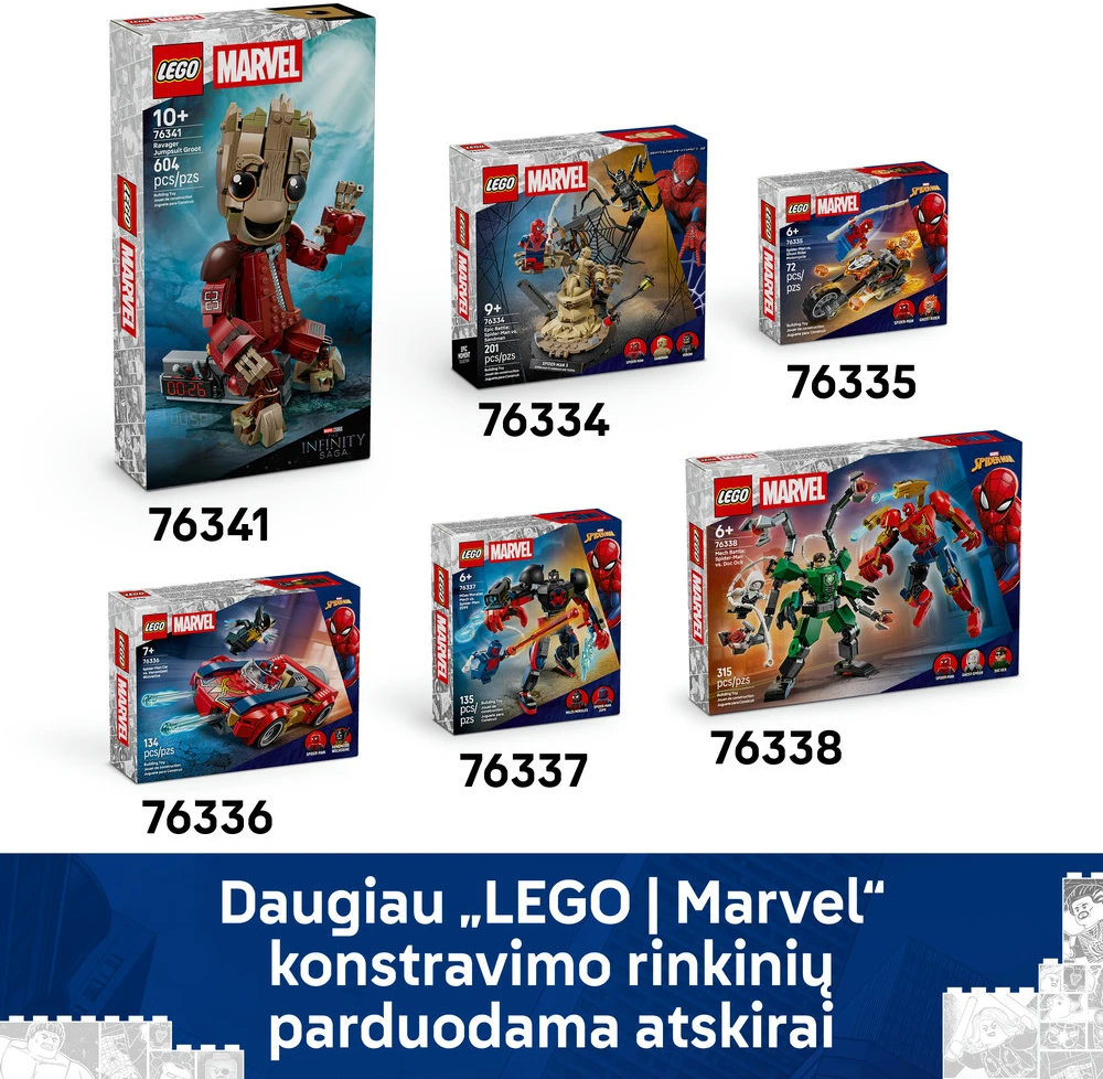 LEGO® ǀ Marvel Žmogus voras prieš Misterijų: „The Daily Bugle“ 76342