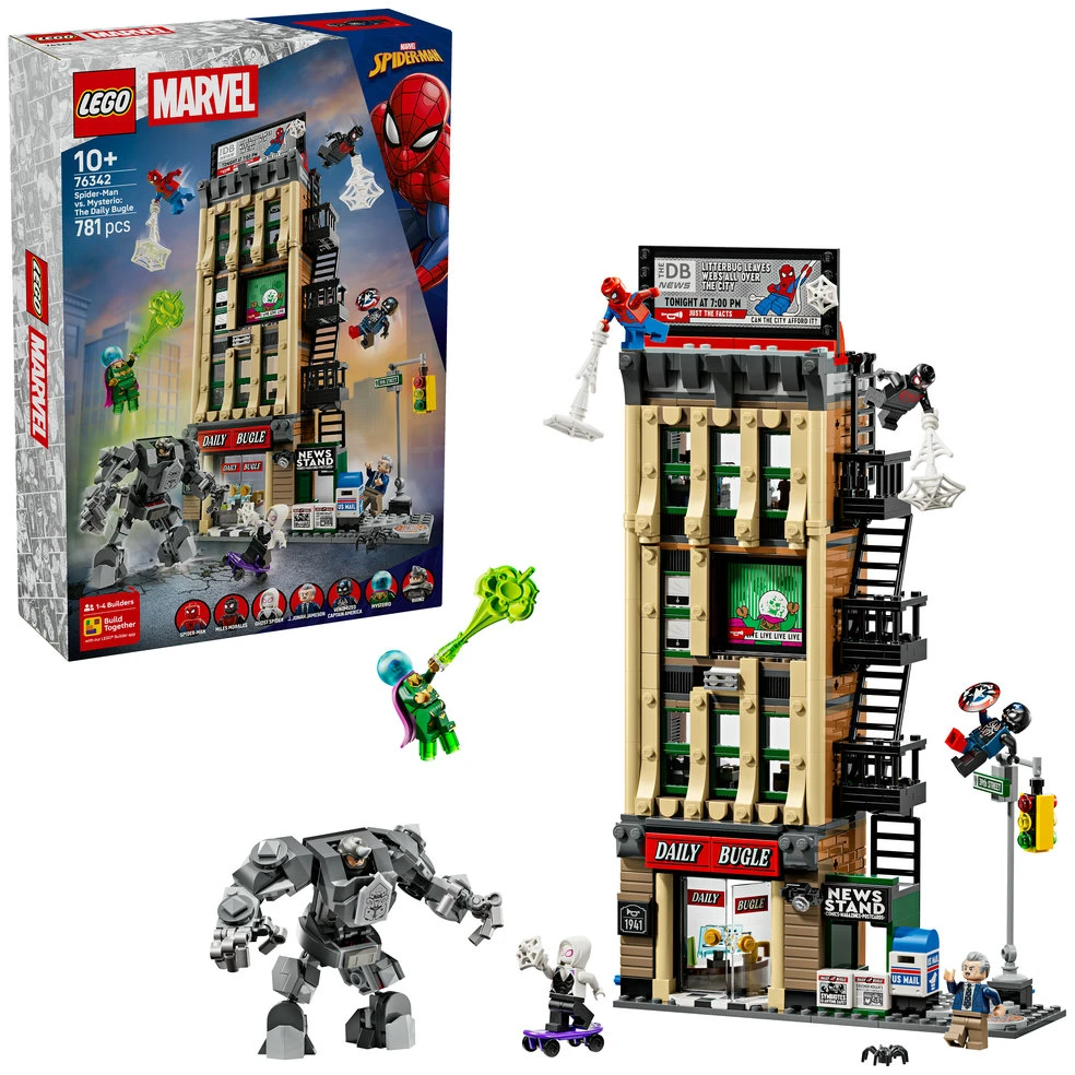 LEGO® ǀ Marvel Žmogus voras prieš Misterijų: „The Daily Bugle“ 76342