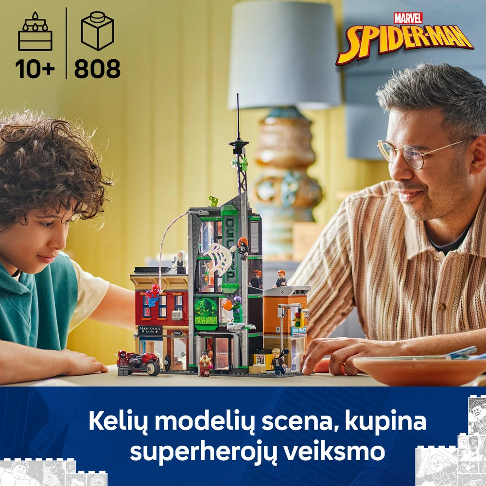 LEGO Marvel Žmogus voras prieš „Oscorp“ 76324