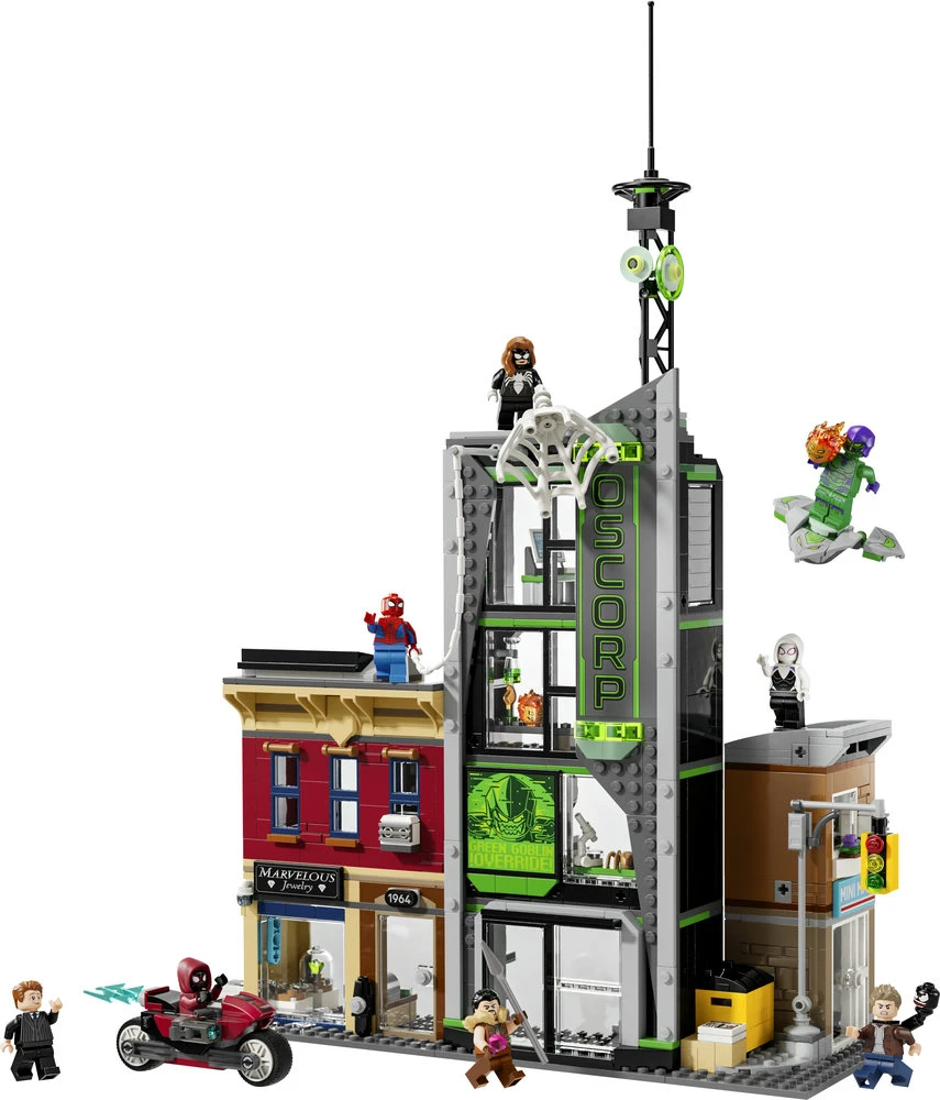 LEGO Marvel Žmogus voras prieš „Oscorp“ 76324