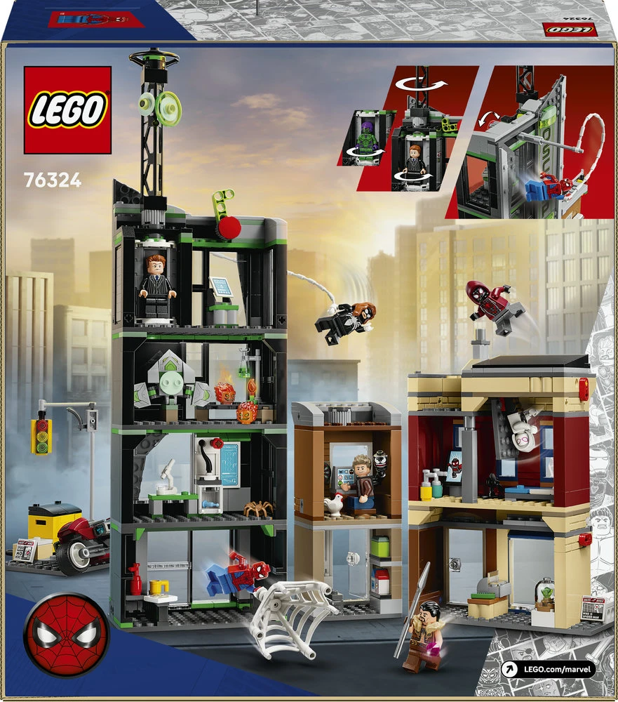 LEGO Marvel Žmogus voras prieš „Oscorp“ 76324