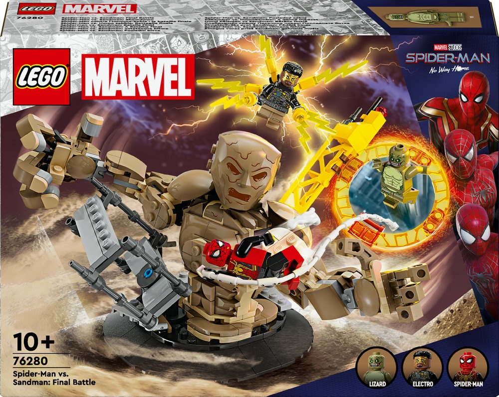 LEGO® Marvel Žmogus voras prieš Sandman: galutinis mūšis (76280)