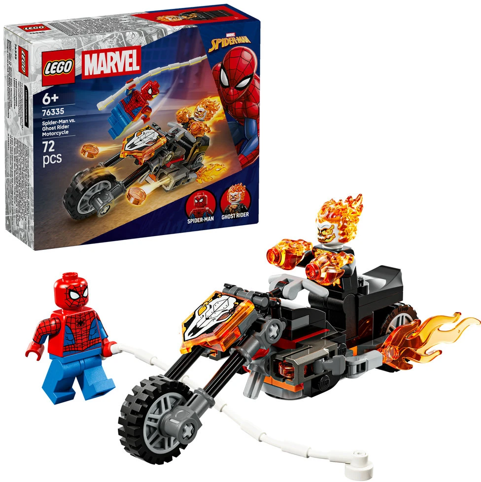 LEGO® | Marvel Žmogus voras prieš Tamsos baikerio motociklą 76335