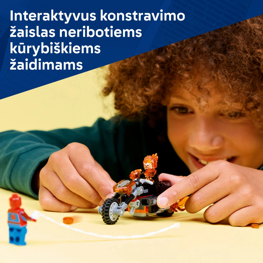 LEGO® | Marvel Žmogus voras prieš Tamsos baikerio motociklą 76335