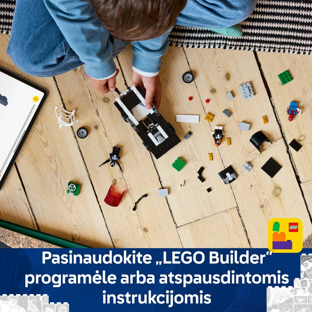 LEGO® Marvel Žmogus voras prieš Venomo galingą automobilį 76309