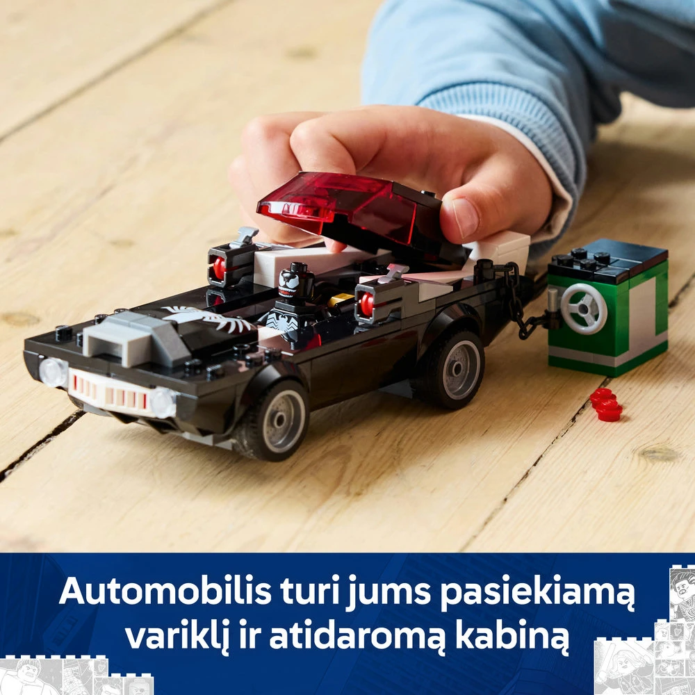 LEGO® Marvel Žmogus voras prieš Venomo galingą automobilį 76309