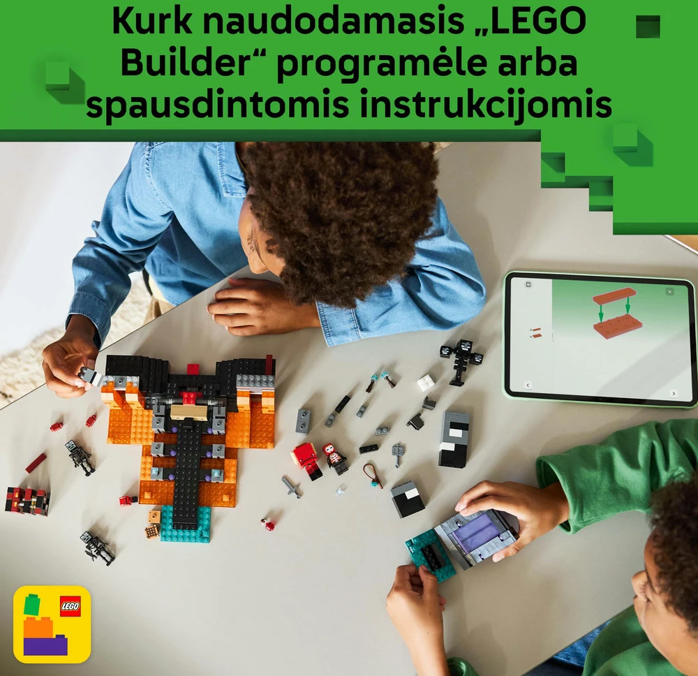 LEGO® Minecraft® Džiūsnų skeletų mūšis Žaidėjo dovana 21590