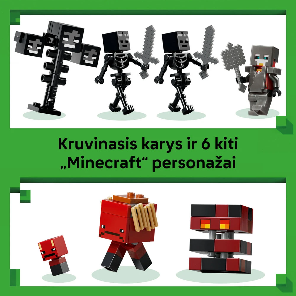 LEGO® Minecraft® Džiūsnų skeletų mūšis Žaidėjo dovana 21590