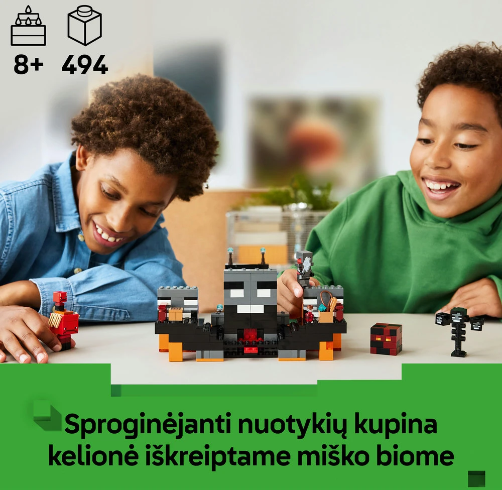 LEGO® Minecraft® Džiūsnų skeletų mūšis Žaidėjo dovana 21590