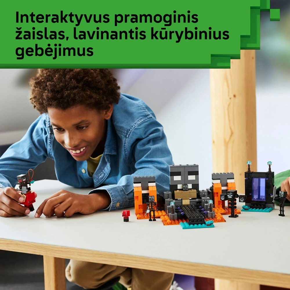 LEGO® Minecraft® Džiūsnų skeletų mūšis Žaidėjo dovana 21590