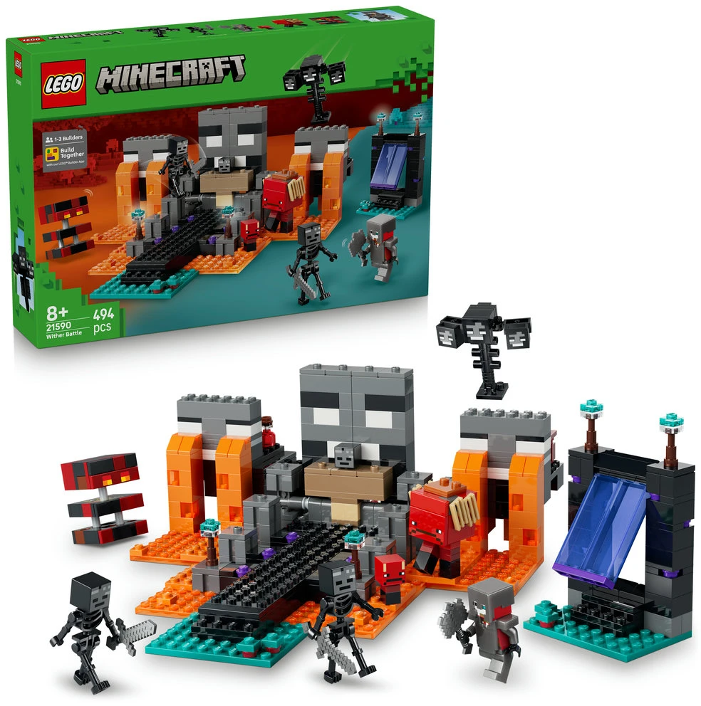 LEGO® Minecraft® Džiūsnų skeletų mūšis Žaidėjo dovana 21590