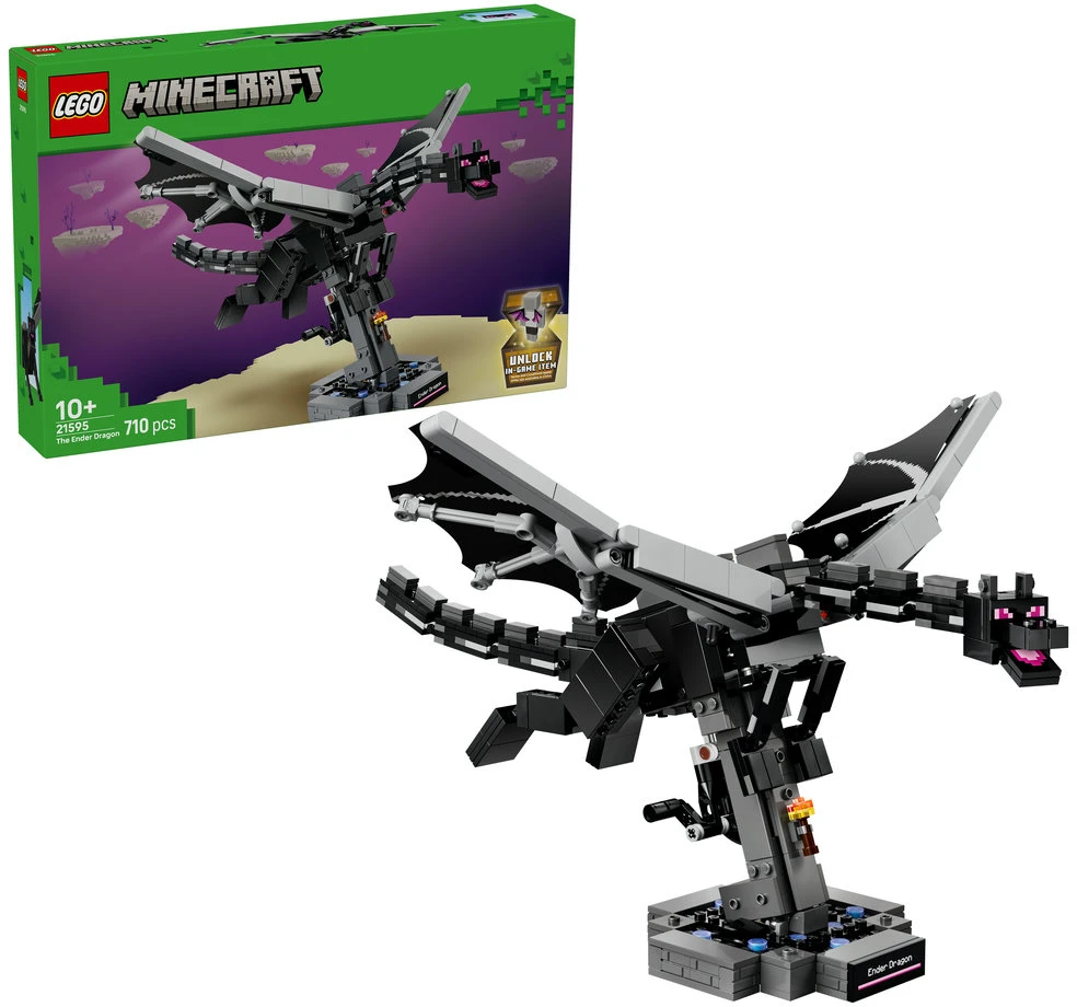 LEGO® Minecraft® Enderio drakonas Žaidimo dekoracija 21595