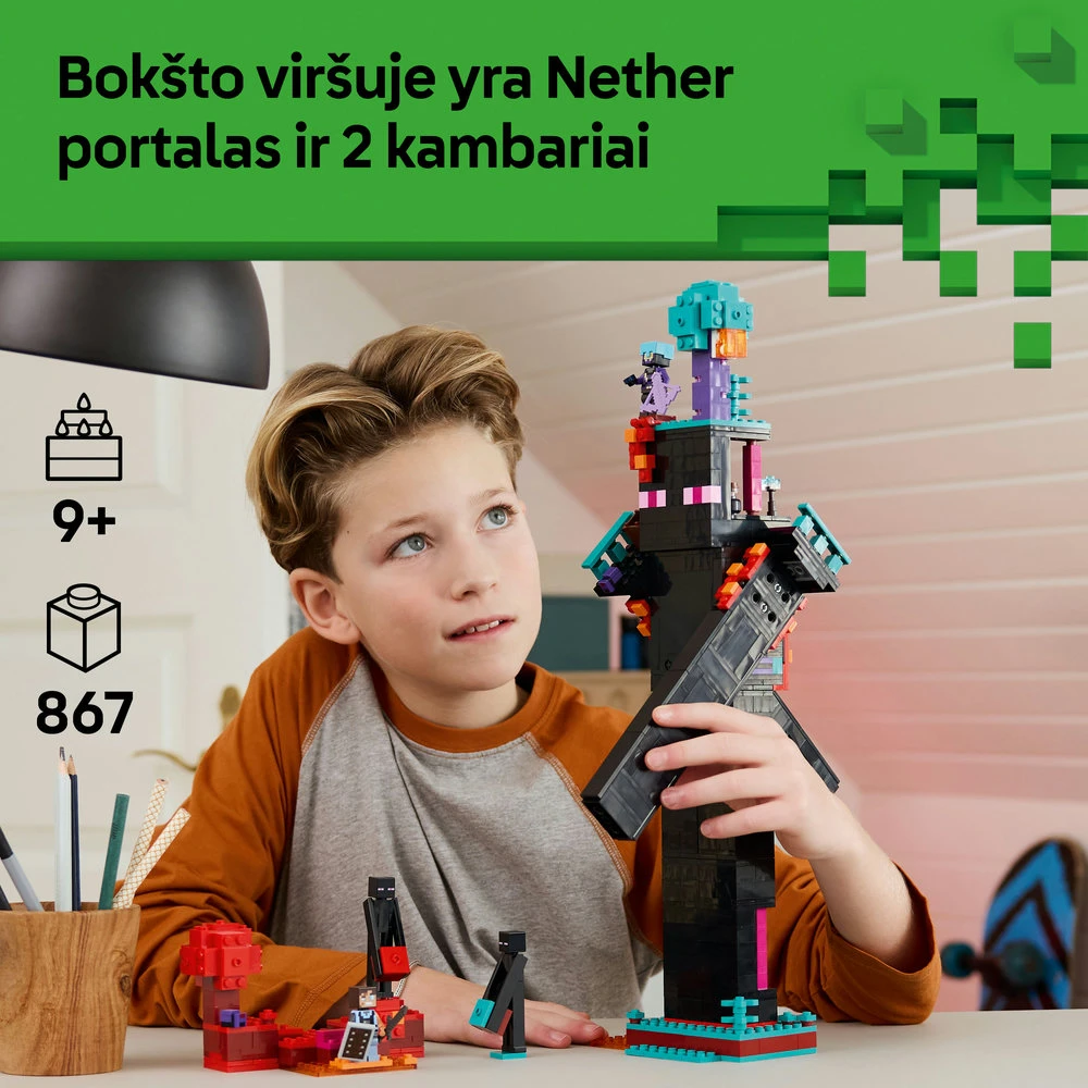 LEGO® Minecraft Endermeno bokštas (21279)