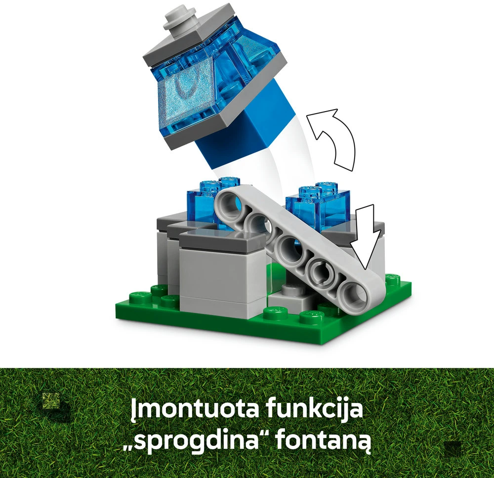 LEGO® Minecraft Gastas balionas ir kaimo užpuolimas (21273)