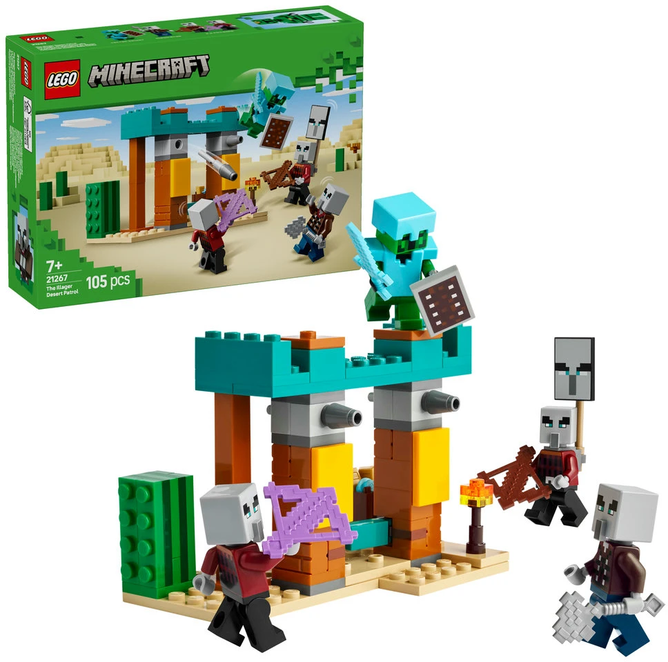 LEGO® Minecraft Ilagerių dykumos sargyba (21267)