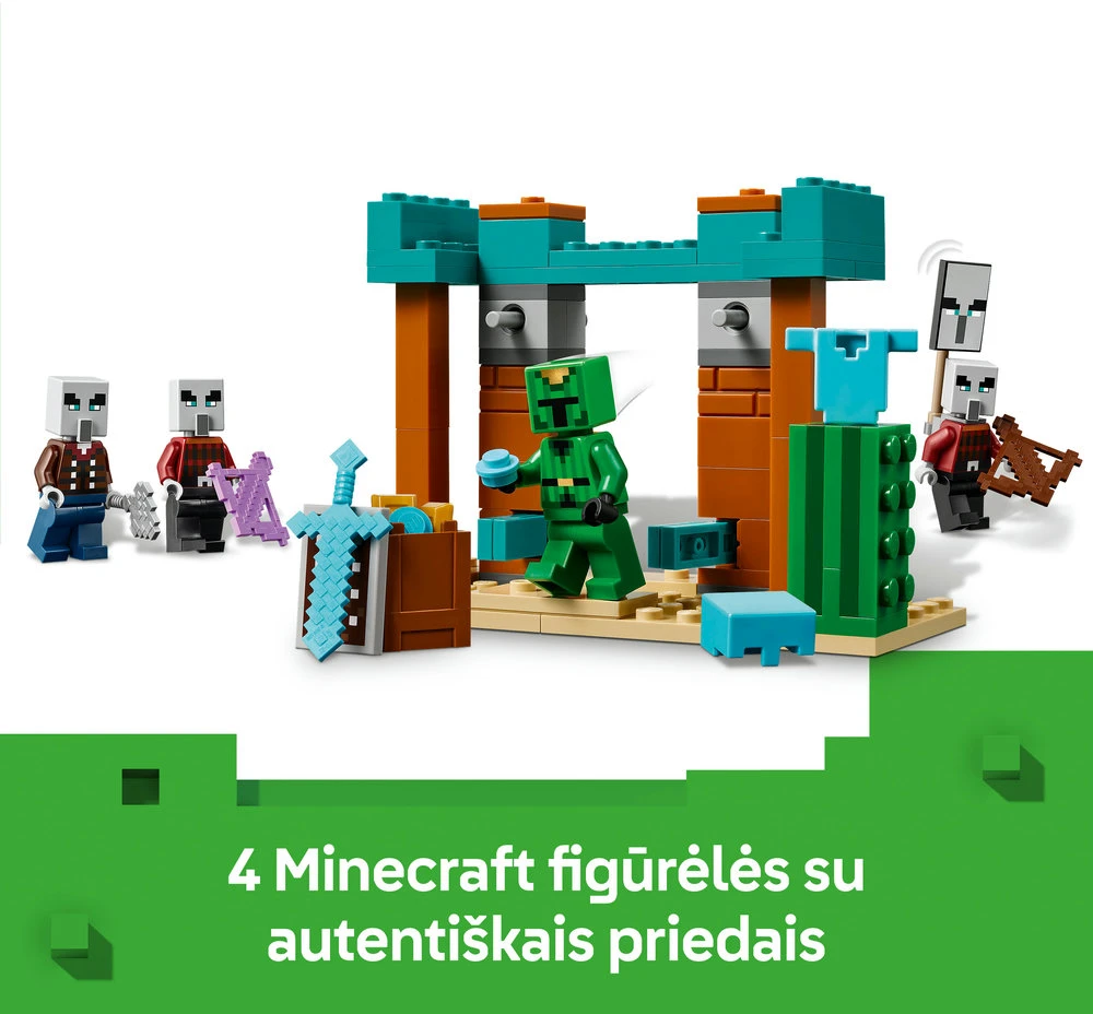LEGO® Minecraft Ilagerių dykumos sargyba (21267)