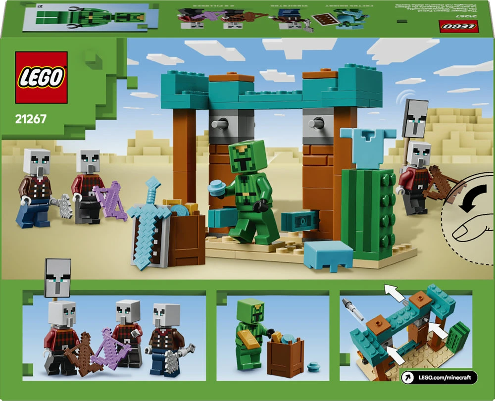 LEGO® Minecraft Ilagerių dykumos sargyba (21267)