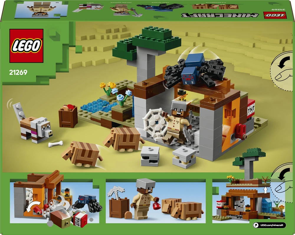 LEGO® Minecraft Kasyklos tyrinėjimas su šarvuočiu (21269)