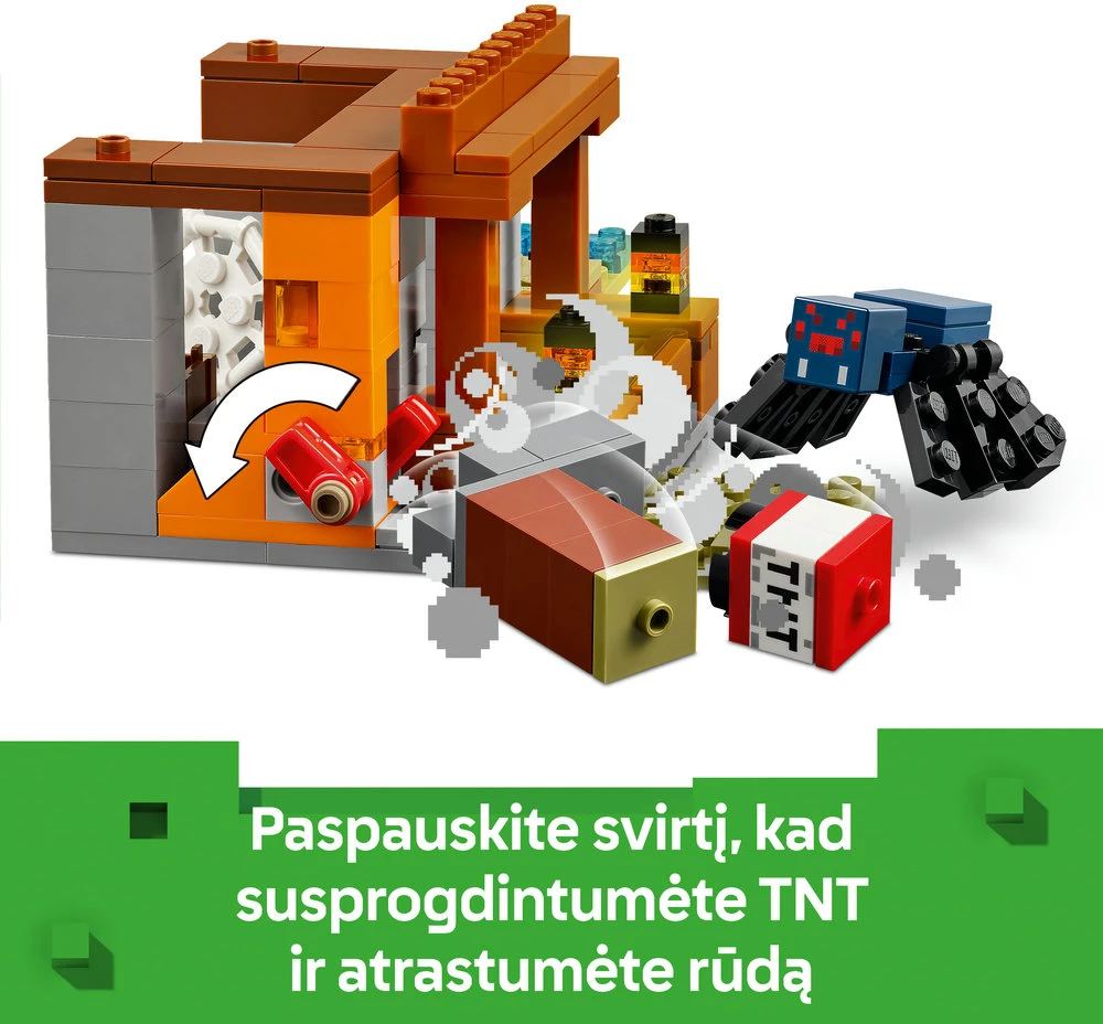 LEGO® Minecraft Kasyklos tyrinėjimas su šarvuočiu (21269)