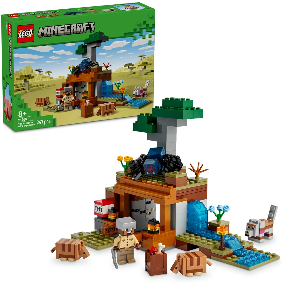 LEGO® Minecraft Kasyklos tyrinėjimas su šarvuočiu (21269)