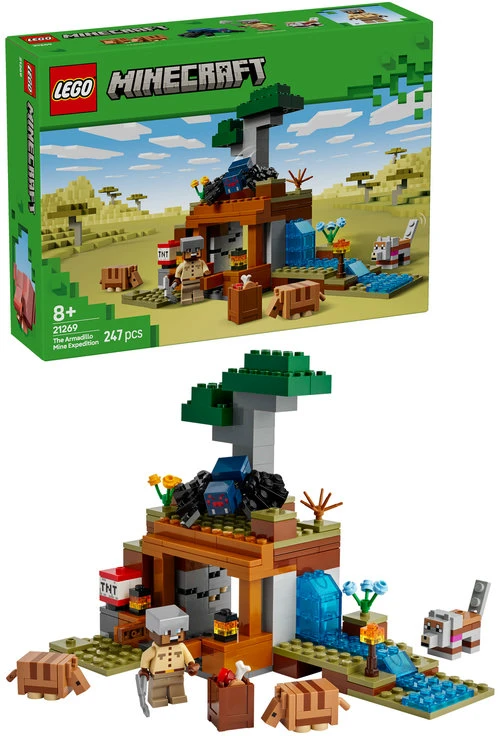 LEGO® Minecraft Kasyklos tyrinėjimas su šarvuočiu (21269)