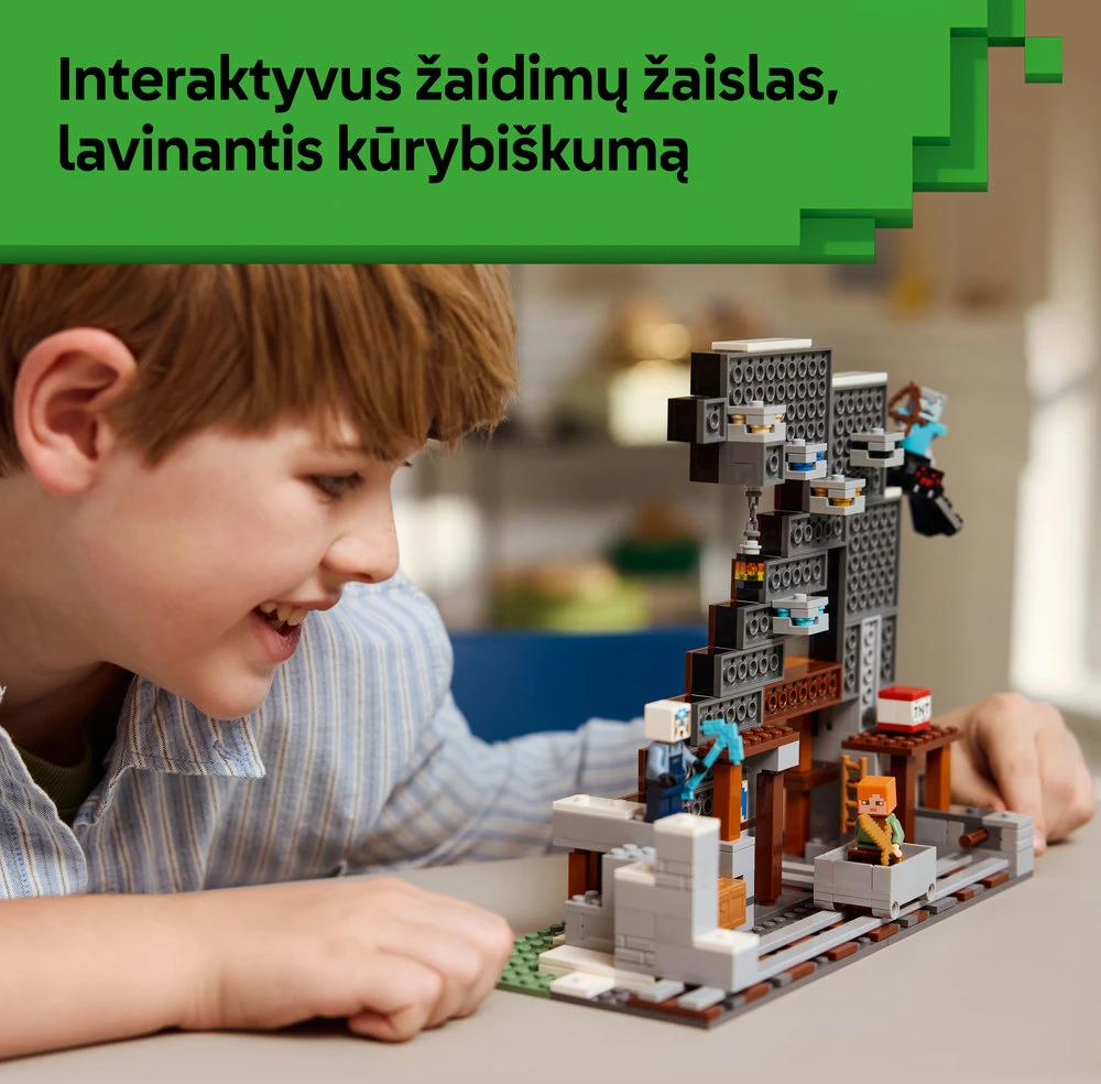 LEGO® Minecraft® Kirtiklio kasykla Kambario dekoras 21277