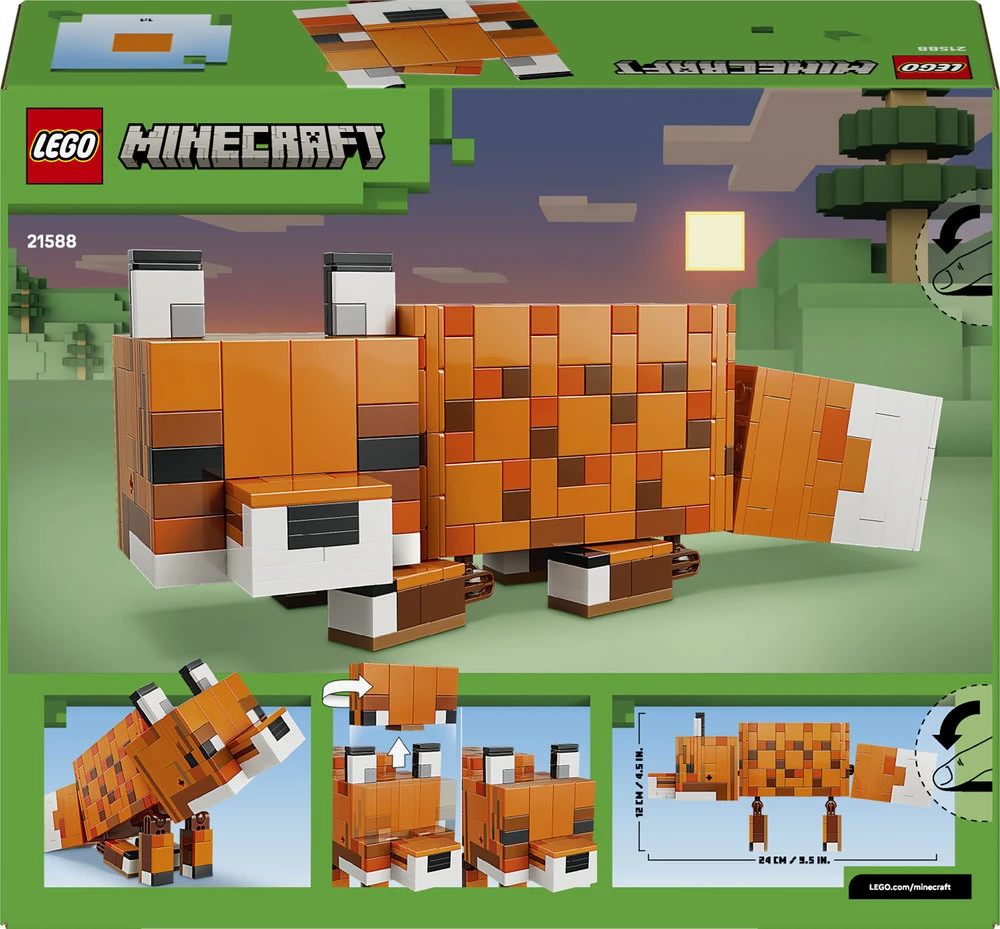 LEGO® Minecraft® Lapė Žaidimo tematikos dekoracija 21588