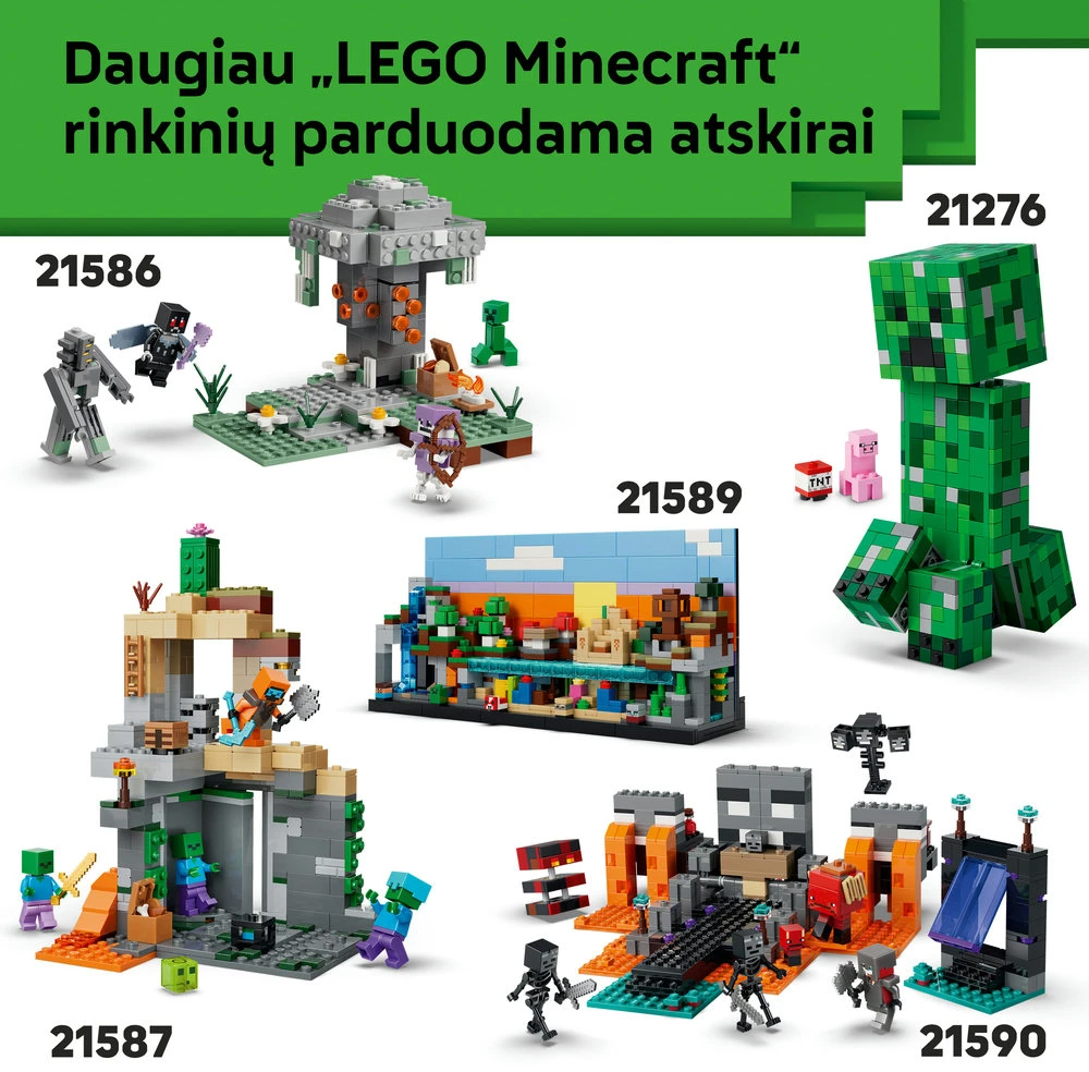 LEGO® Minecraft® Lapė Žaidimo tematikos dekoracija 21588