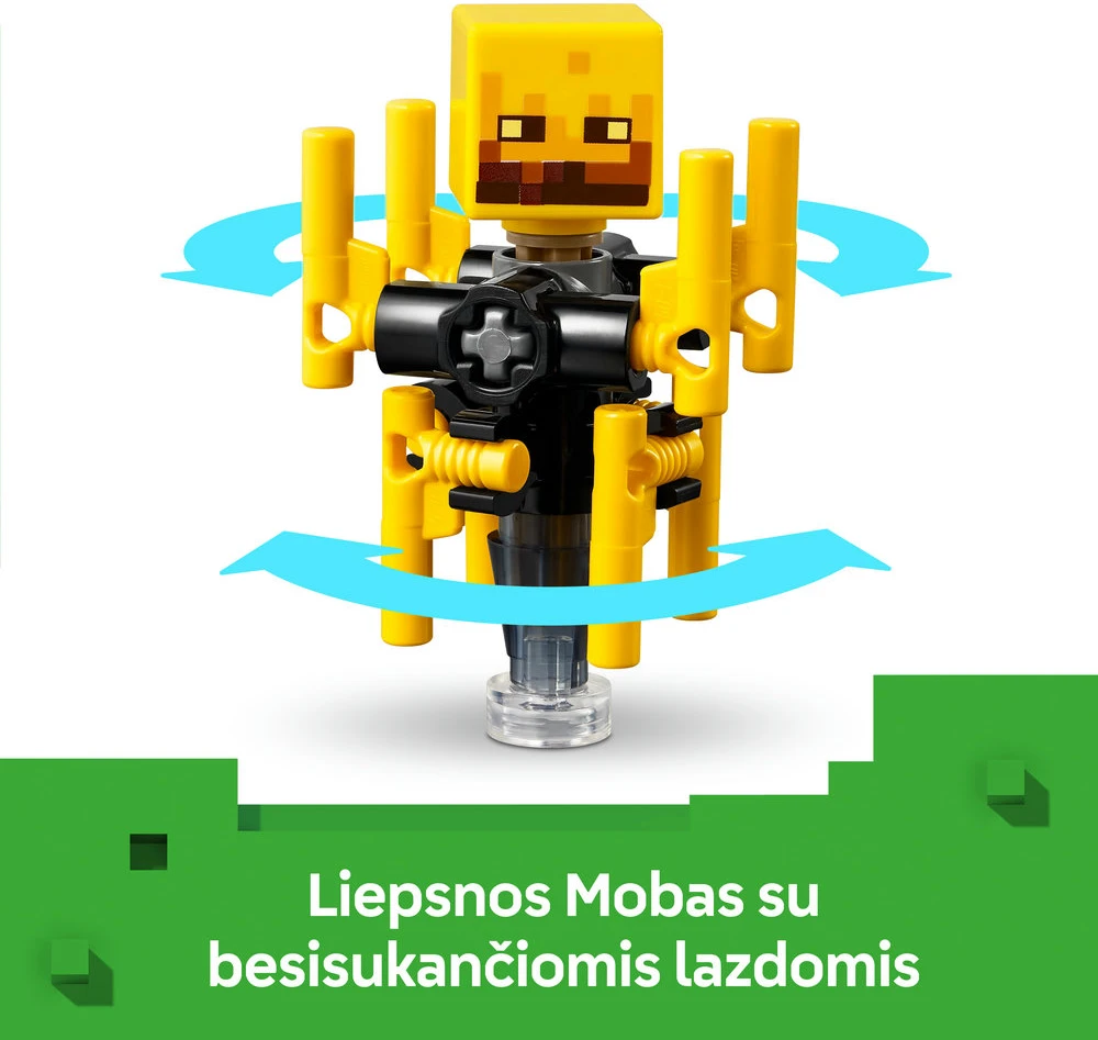 LEGO® Minecraft Lavos mūšis Nether dimensijoje (21266)