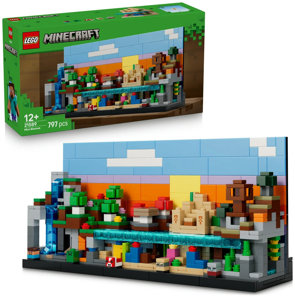 LEGO® Minecraft® Mini biomai Konstravimo rinkinys 21589