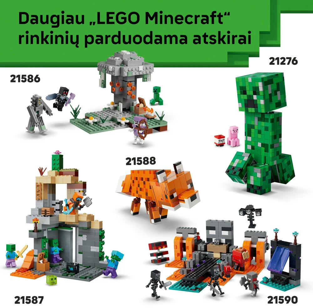 LEGO® Minecraft® Mini biomai Konstravimo rinkinys 21589