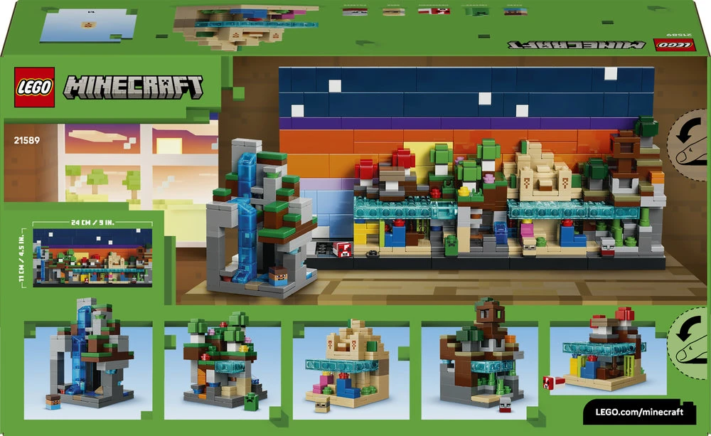 LEGO® Minecraft® Mini biomai Konstravimo rinkinys 21589