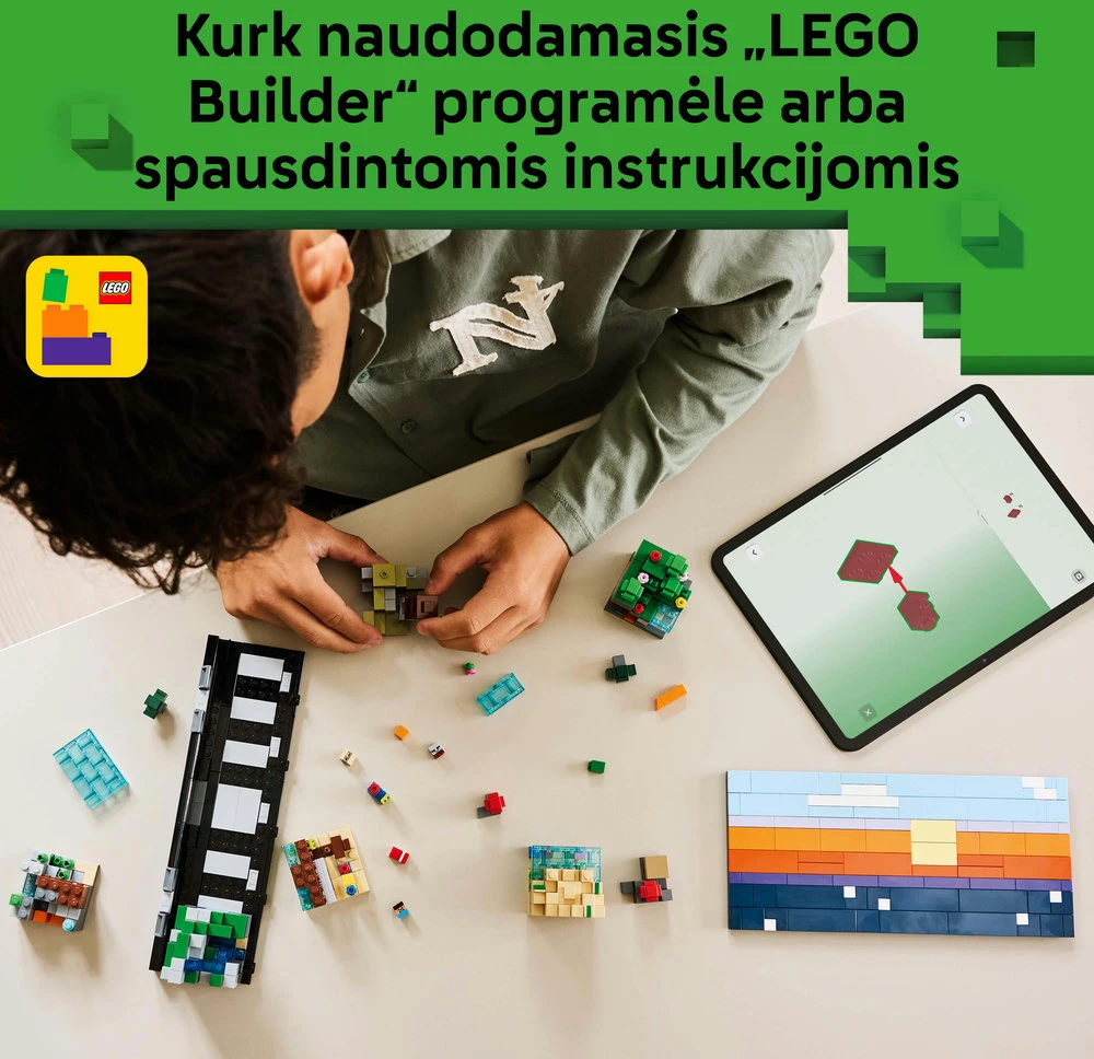 LEGO® Minecraft® Mini biomai Konstravimo rinkinys 21589