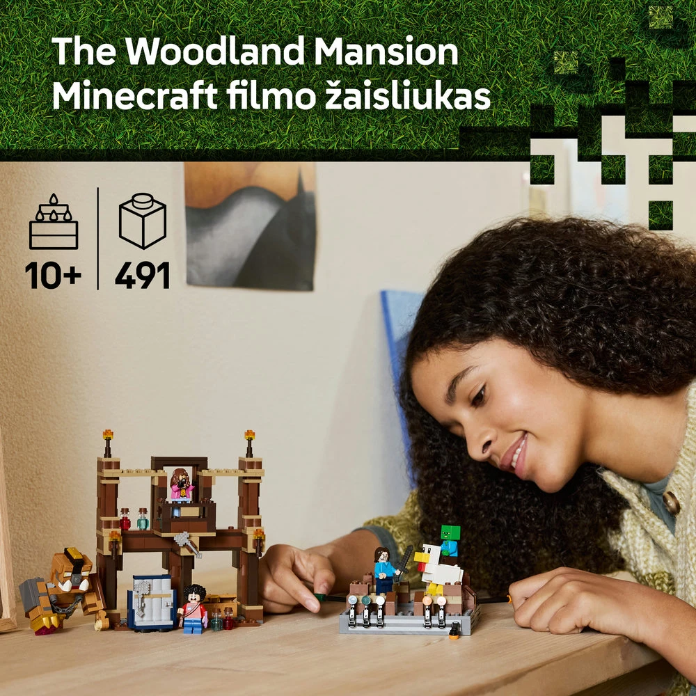 LEGO® Minecraft Miško dvaro kovų ringas (21272)