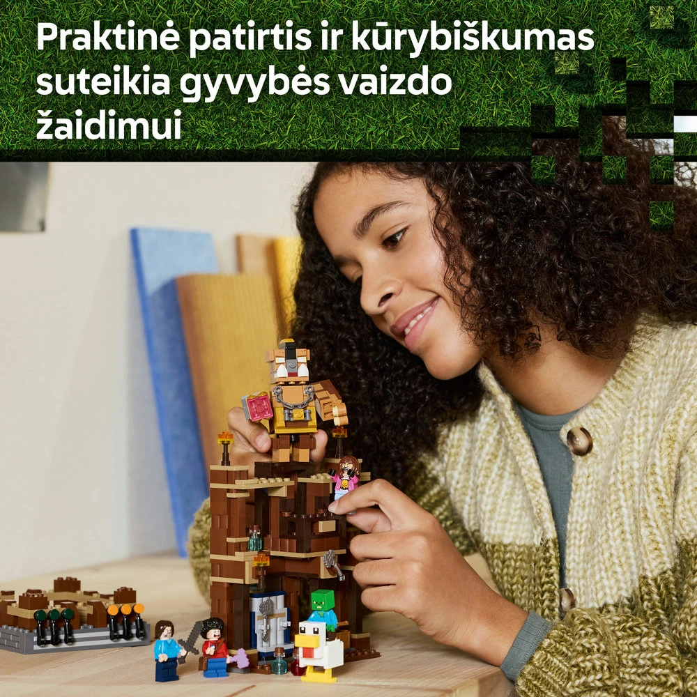 LEGO® Minecraft Miško dvaro kovų ringas (21272)