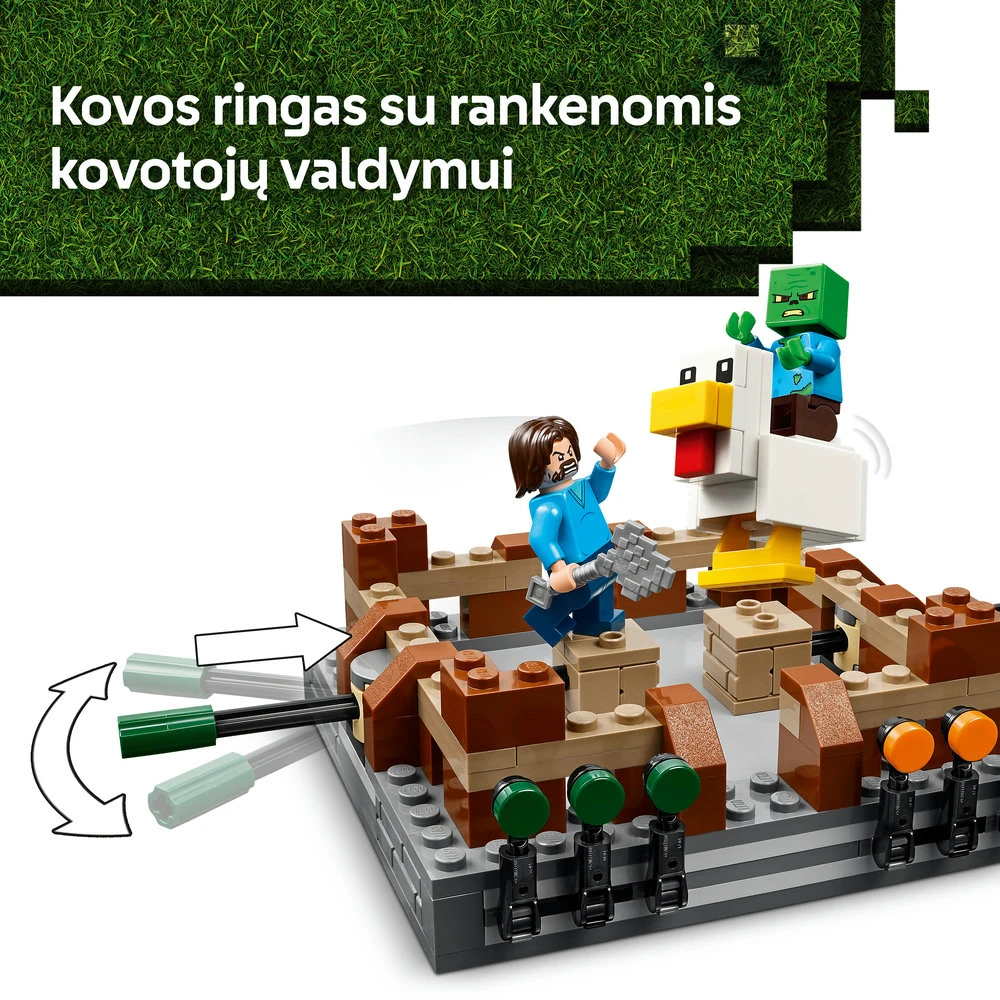 LEGO® Minecraft Miško dvaro kovų ringas (21272)